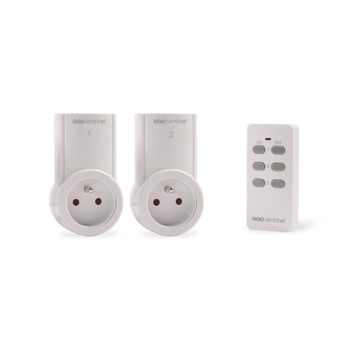 SCS SENTINEL Kit de 2 prises télécommandées 2300 W