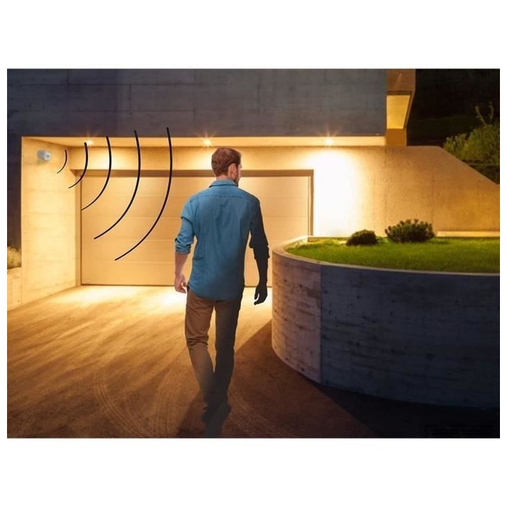 Détecteur de mouvement extérieur - SCS SENTINEL - LightSensor blanc