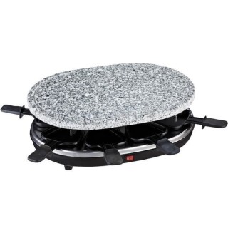 Appareil a raclette et pierre a cuire 8 personnes - H.KoeNIG RP85 - Pu