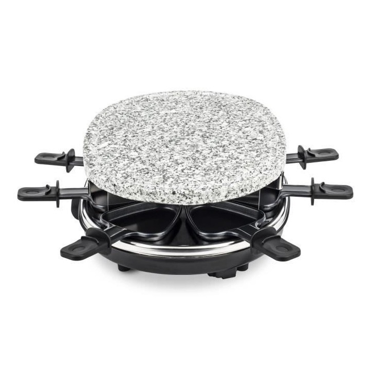 Appareil a raclette et pierre a cuire 8 personnes - H.KoeNIG RP85 - Pu