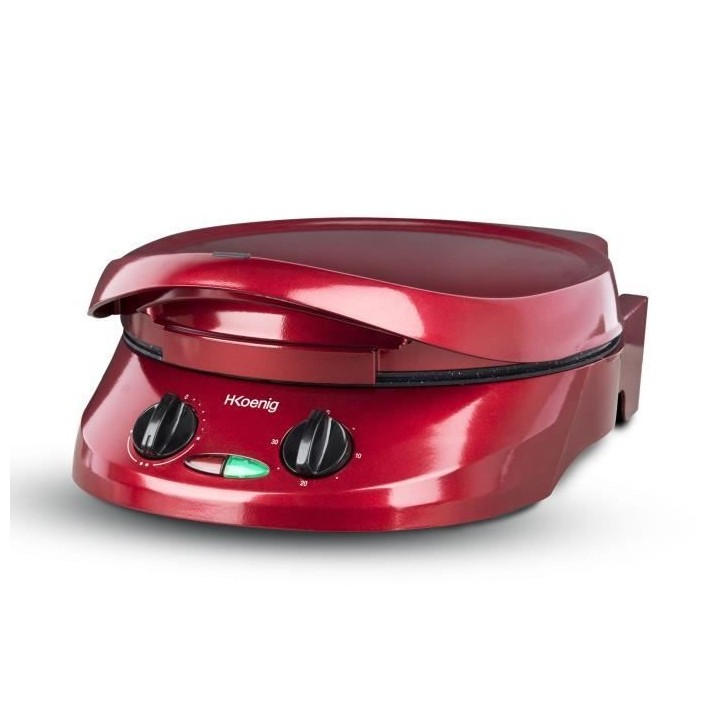 Fabricant de tarte - H.KoeNIG TRT180 - Multifonction - Rouge