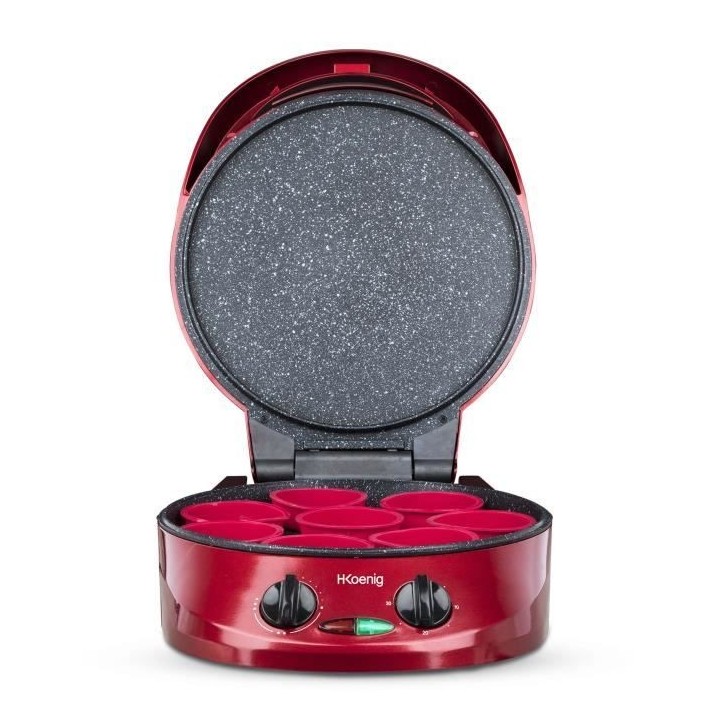 Fabricant de tarte - H.KoeNIG TRT180 - Multifonction - Rouge