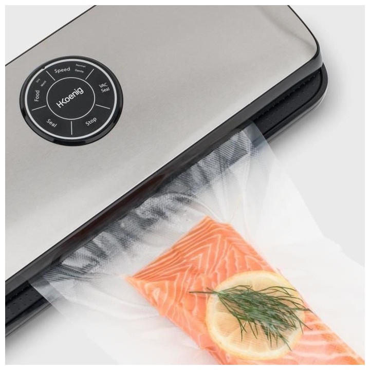 H.KoeNIG SSV24 - Emballeuse sous vide alimentaire - 6s - 2 niveaux de