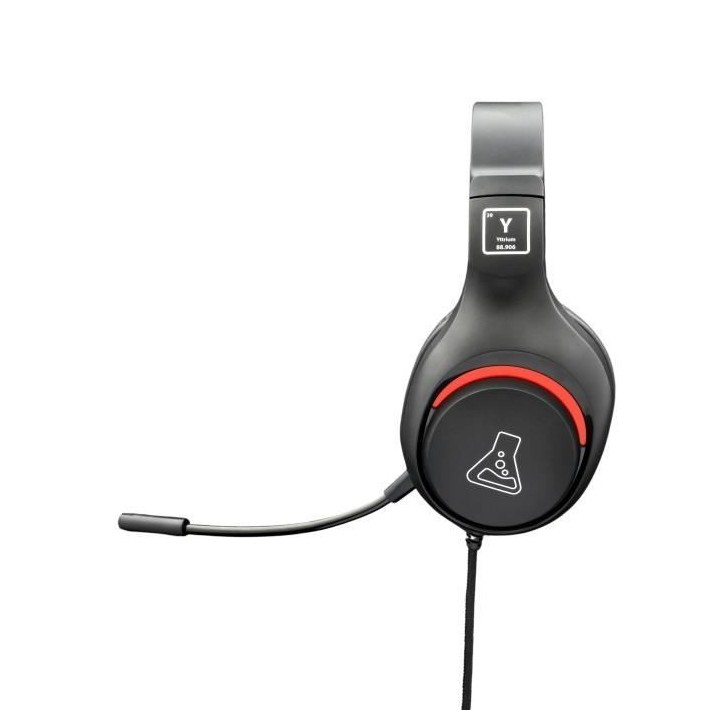 Casque Gaming - THE G-LAB - KORP-YTTRIUM-RED - Rouge - Compatible PC,P