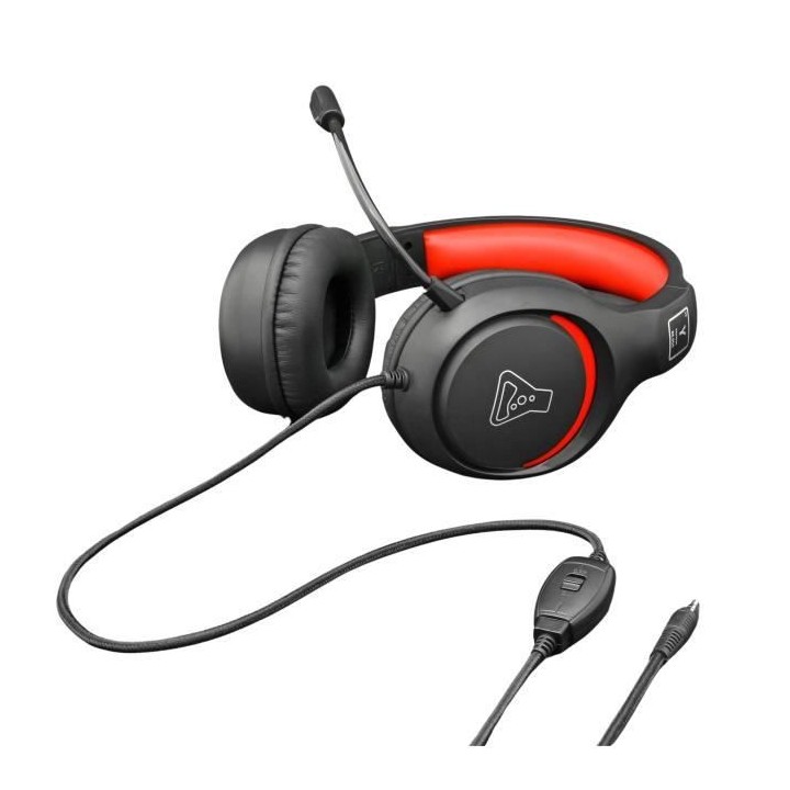 Casque Gaming - THE G-LAB - KORP-YTTRIUM-RED - Rouge - Compatible PC,P