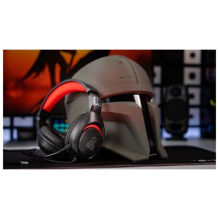 Casque Gaming - THE G-LAB - KORP-YTTRIUM-RED - Rouge - Compatible PC,P