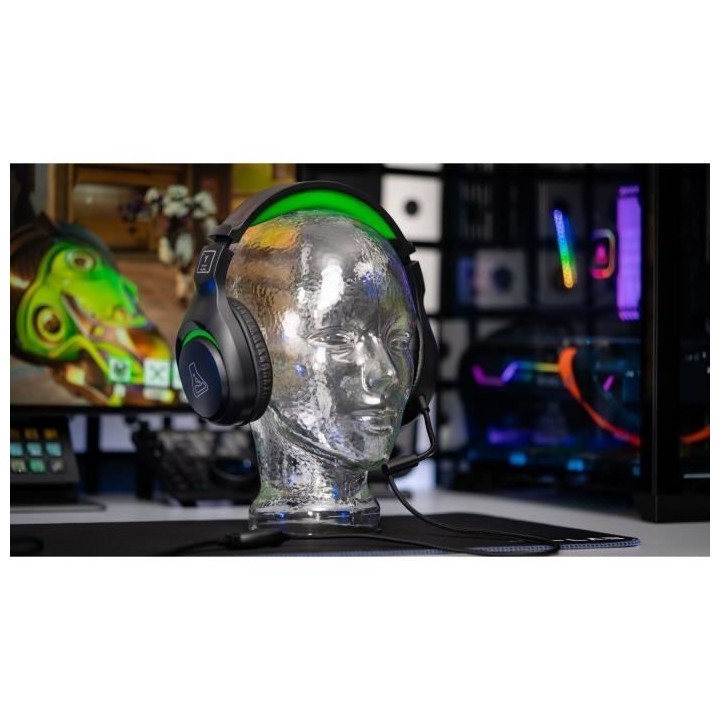 Casque Gaming - THE G-LAB - KORP-YTTRIUM-GREEN - Vert - Compatible PC,