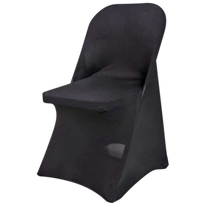 Housses de chaise x4 - Noir - Meuble de jardin