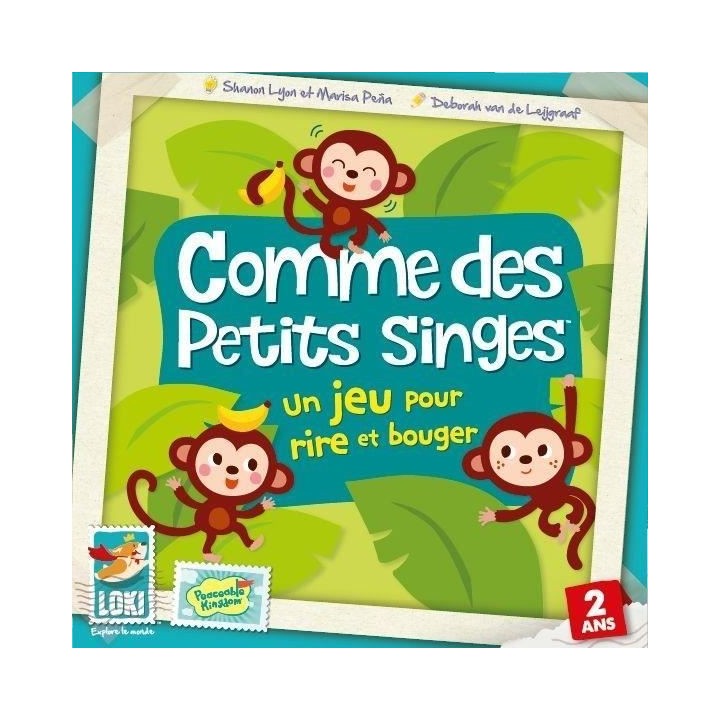 Jeu de société Comme des Petits Singes - IELLO - Ambiance - Des 2 an