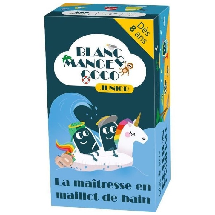 Blanc manger coco junior - La maitresse en maillot de bain - Jeu de so