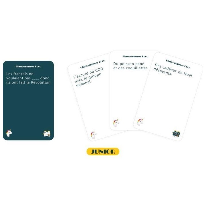 Blanc manger coco junior - La maitresse en maillot de bain - Jeu de so