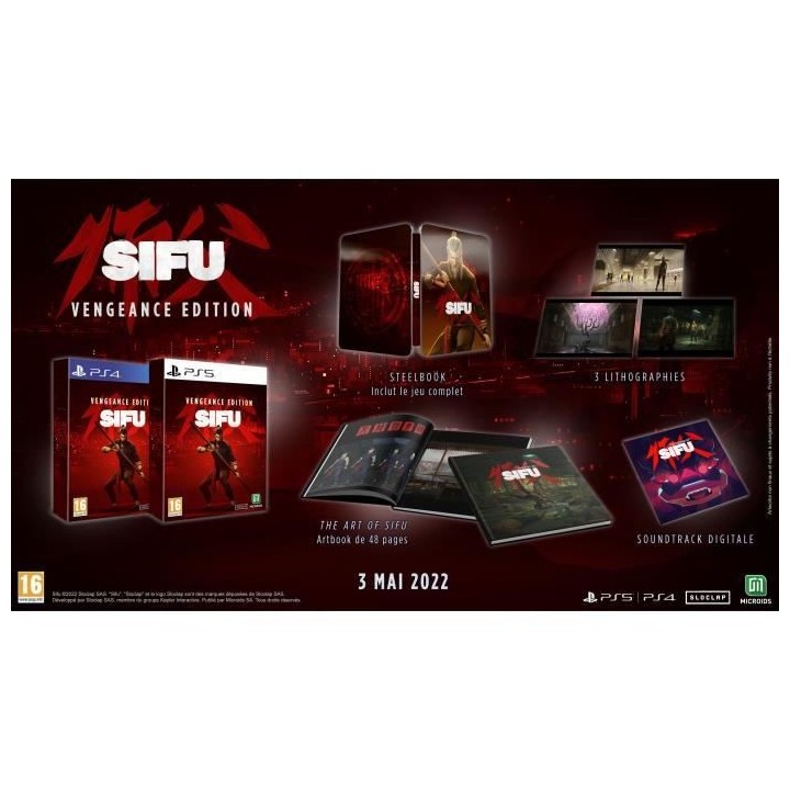 SIFU Vengeance Edition Jeu PS4