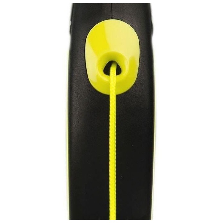 Laisse New Neon M Cord 5 m black/ neon yellow Flexi CL21C5-251-S-NEOGE