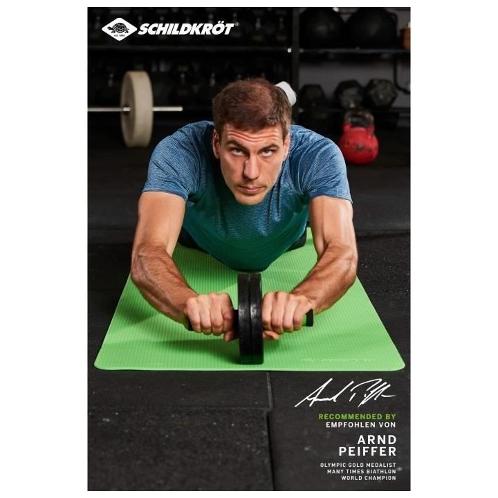 Rouleau Abdominal - SCHILDKRÖT - AB-Rouleau - Noir - Fitness - Mixte
