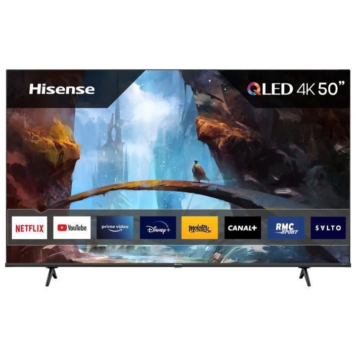 HISENSE 50E7HQ - TV QLED UHD 4K - 50 (127cm) - Smart TV - Dolby Vision
