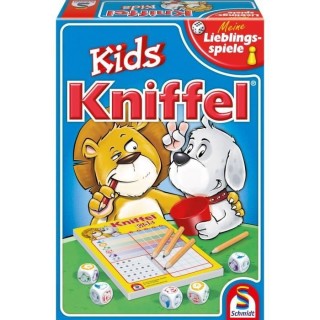 Jeu de société Kniffel Kids - SCHMIDT SPIELE - Dés amusants - 15 mi