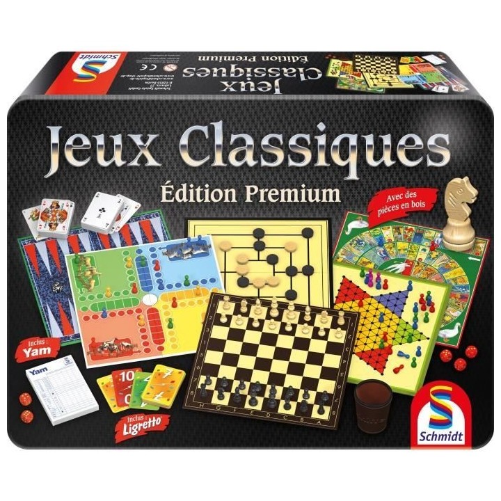Coffret Premium Boite Métal - Jeux de Société - SCHMIDT SPIELE - D
