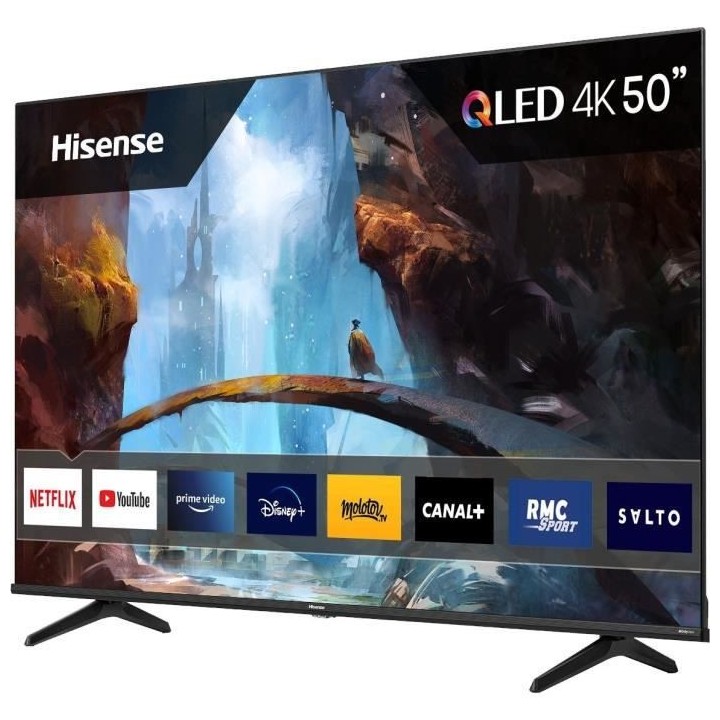 HISENSE 50E7HQ - TV QLED UHD 4K - 50 (127cm) - Smart TV - Dolby Vision