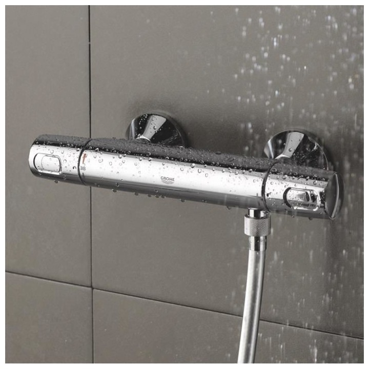 GROHE Mitigeur thermostatique Douche Precision Trend, montage mural, p