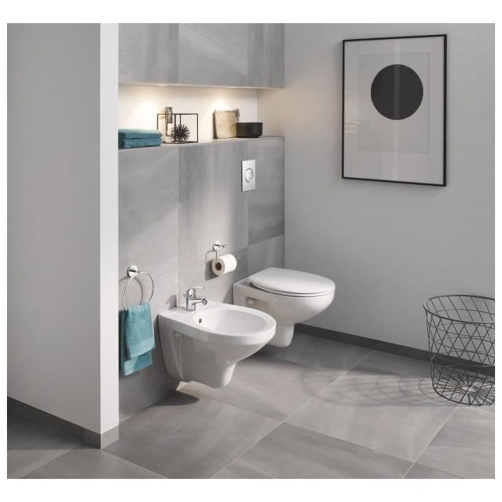 Mitigeur monocommande Bidet - GROHE - Start Curve - Chromé - Hauteur