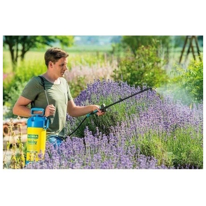 Pulvérisateur a pression 5L GLORIA Hobby Exclusiv - Lance télescopiq