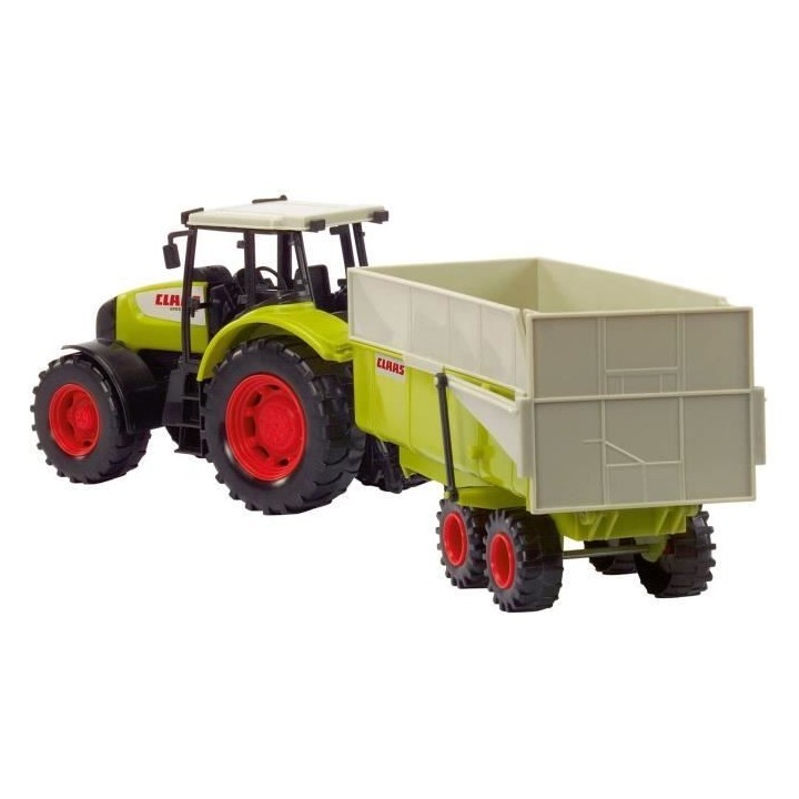 Tracteur avec remorque CLAAS - DICKIE TOYS - 57cm - roues libres