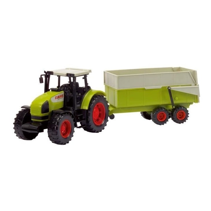 Tracteur avec remorque CLAAS - DICKIE TOYS - 57cm - roues libres