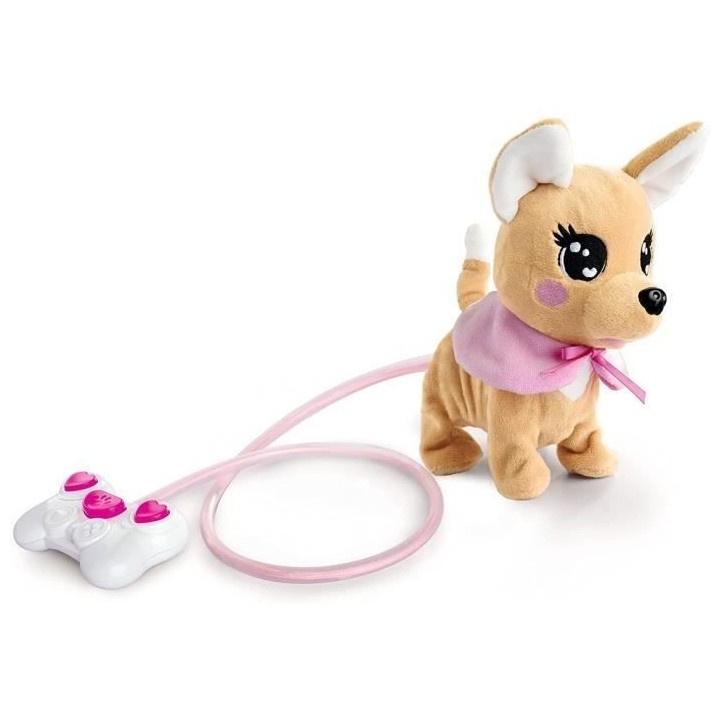 Peluche Chihuahua Chi Chi Love Loomy - 20 cm - Peluche filoguidée - P