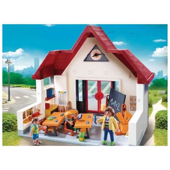 PLAYMOBIL - Ecole avec salle de classe - Mixte - A partir de 4 ans