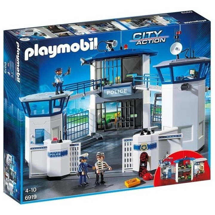 PLAYMOBIL - 6919 - City Action - Commissariat de Police avec Prison