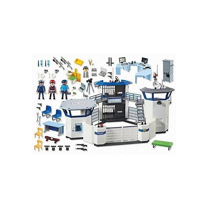 PLAYMOBIL - 6919 - City Action - Commissariat de Police avec Prison