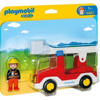 PLAYMOBIL Camion de pompier 6967 avec échelle pivotante - Playmobil 1