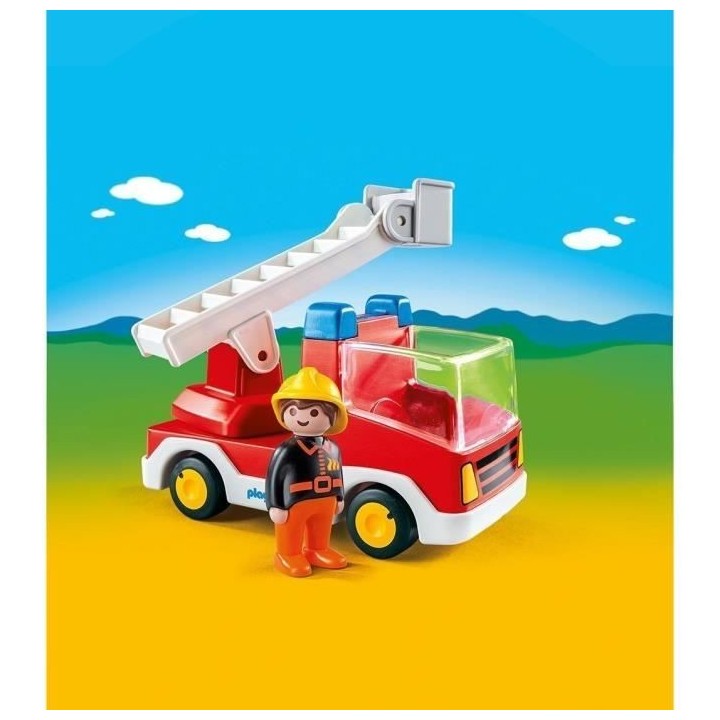 PLAYMOBIL Camion de pompier 6967 avec échelle pivotante - Playmobil 1