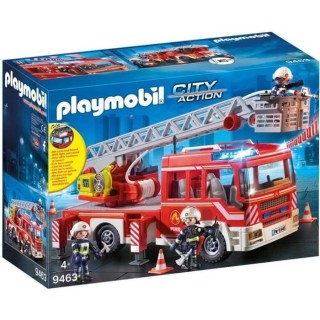 Camion de pompiers PLAYMOBIL - City Action - Avec échelle pivotante -