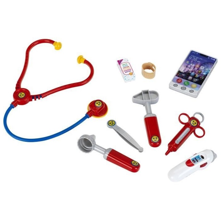Mallette docteur avec smartphone et thermometre électroniques - KLEIN