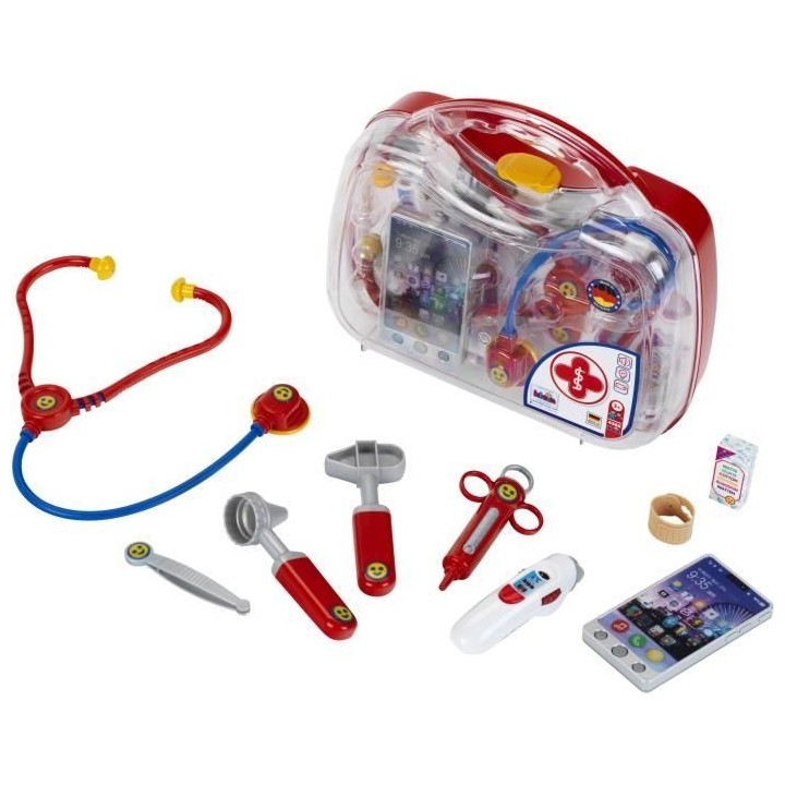 Mallette docteur avec smartphone et thermometre électroniques - KLEIN