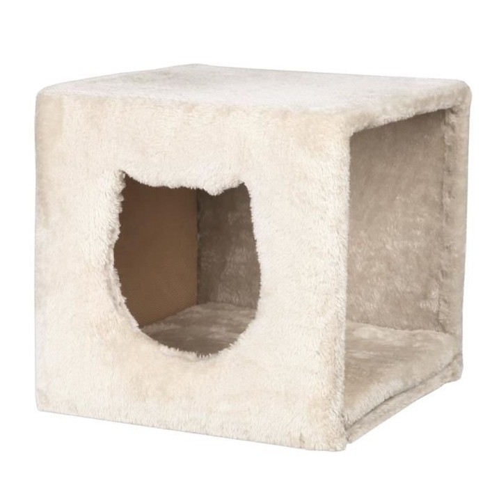 TRIXIE Grotte pour chat pour étagere de rangement Forme de cube 33x33