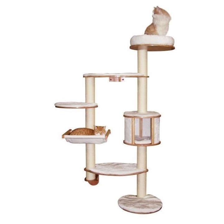 Kerbl Arbre a chats mural Dolomit XL185 cm Blanc 81501