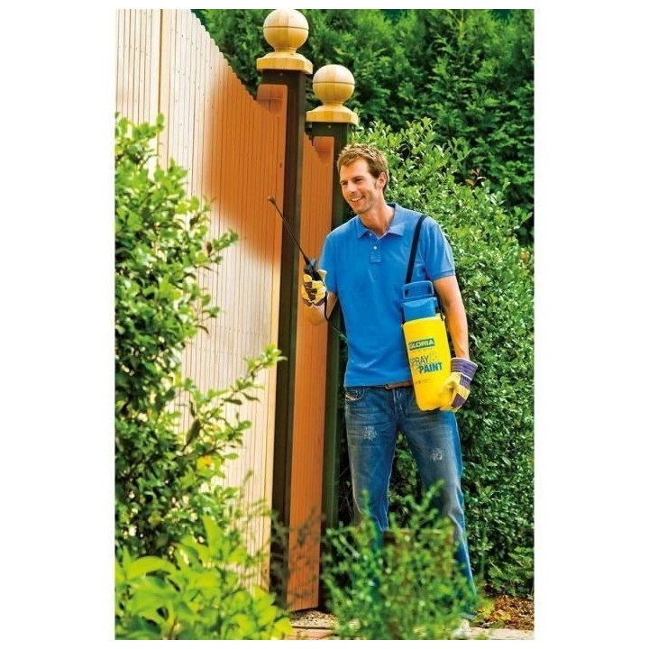 Pulvérisateur a main Gloria Spray&Paint 5L - 3 bars - Soupape et buse