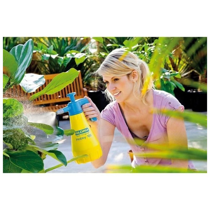 Pulvérisateur a main 1L GLORIA Hobby 100 - Buse réglable, réservoir