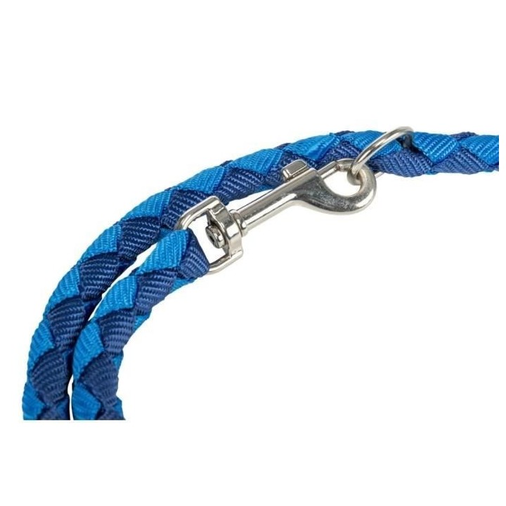 Laisse réglable TRIXIE Cavo - L–XL: 2m - ø 18 mm - Indigo et bleu