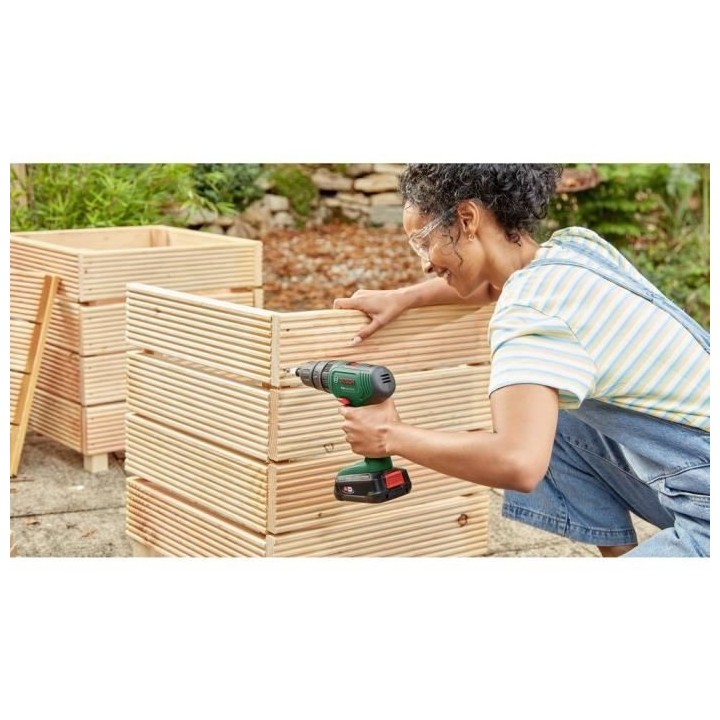 Perceuse visseuse a percussion Bosch EasyImpact 18V40 + (1xbatterie 2,