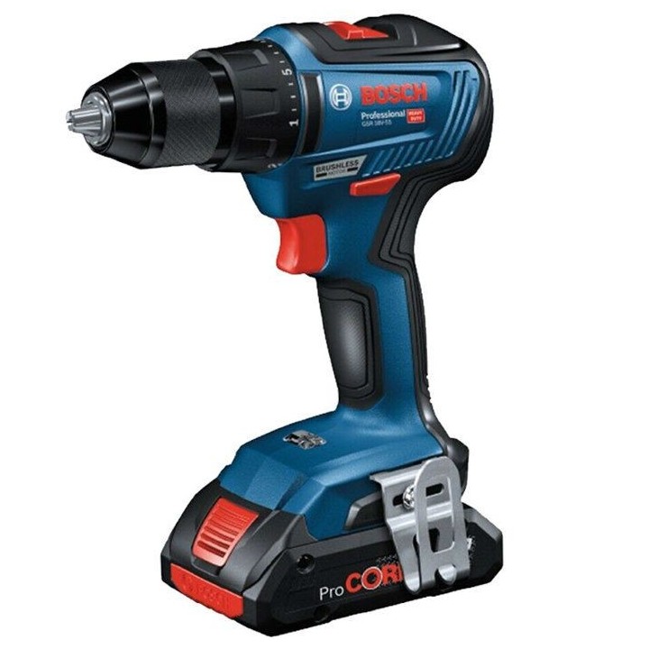 Perceuse-visseuse Bosch Professional GSR 18V-55 + 2 batteries ProCore