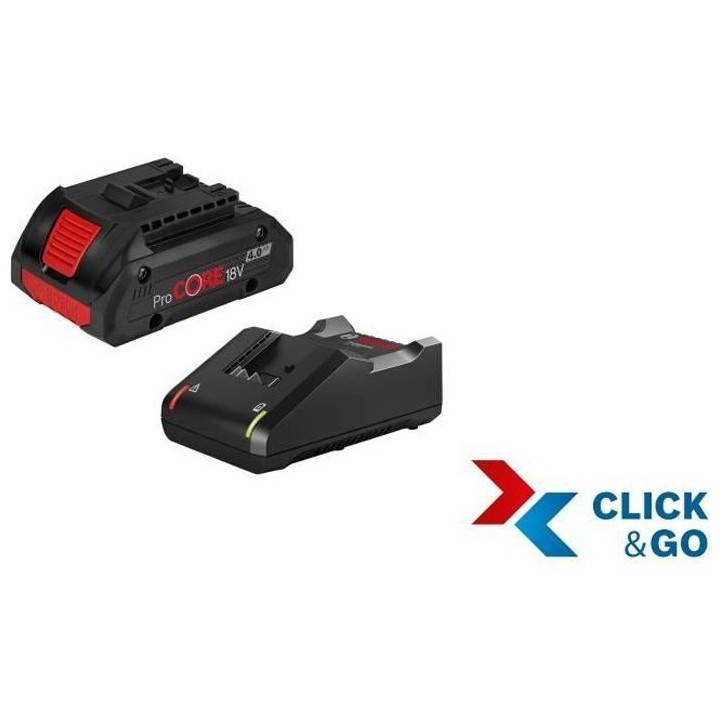 Set batterie Bosch Professional ProCORE 18V 4,0Ah + Chargeur GAL 18V-4