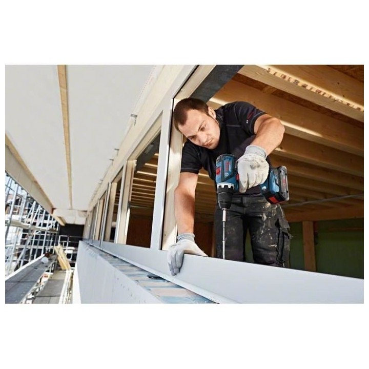 Perceuse-visseuse Bosch Professional GSR 18V-60 C + 2 batteries 4,0Ah