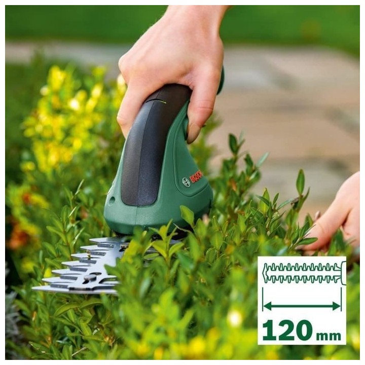 Cisailles - BOSCH - EasyShear 3,6V - Coupe facile et sans effort - Gra