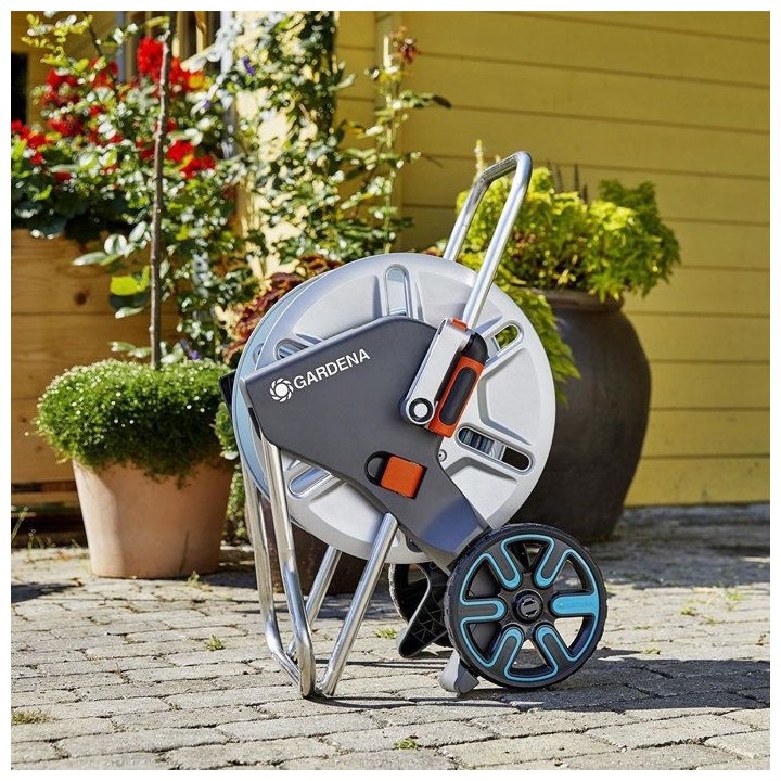 Enrouleur de tuyau GARDENA CleverRoll M métal – Tuyau Classic 25m