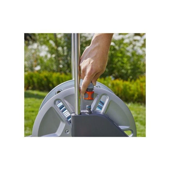Enrouleur de tuyau GARDENA CleverRoll M métal – Tuyau Classic 25m