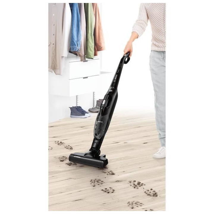BOSCH BBHF220 Aspirateur balai sans fil 2en1 - Autonomie 40min - Capac