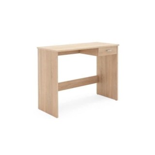 Bureau Fritz 30 - Panneaux de particules - Décor chene sonoma - 89 x